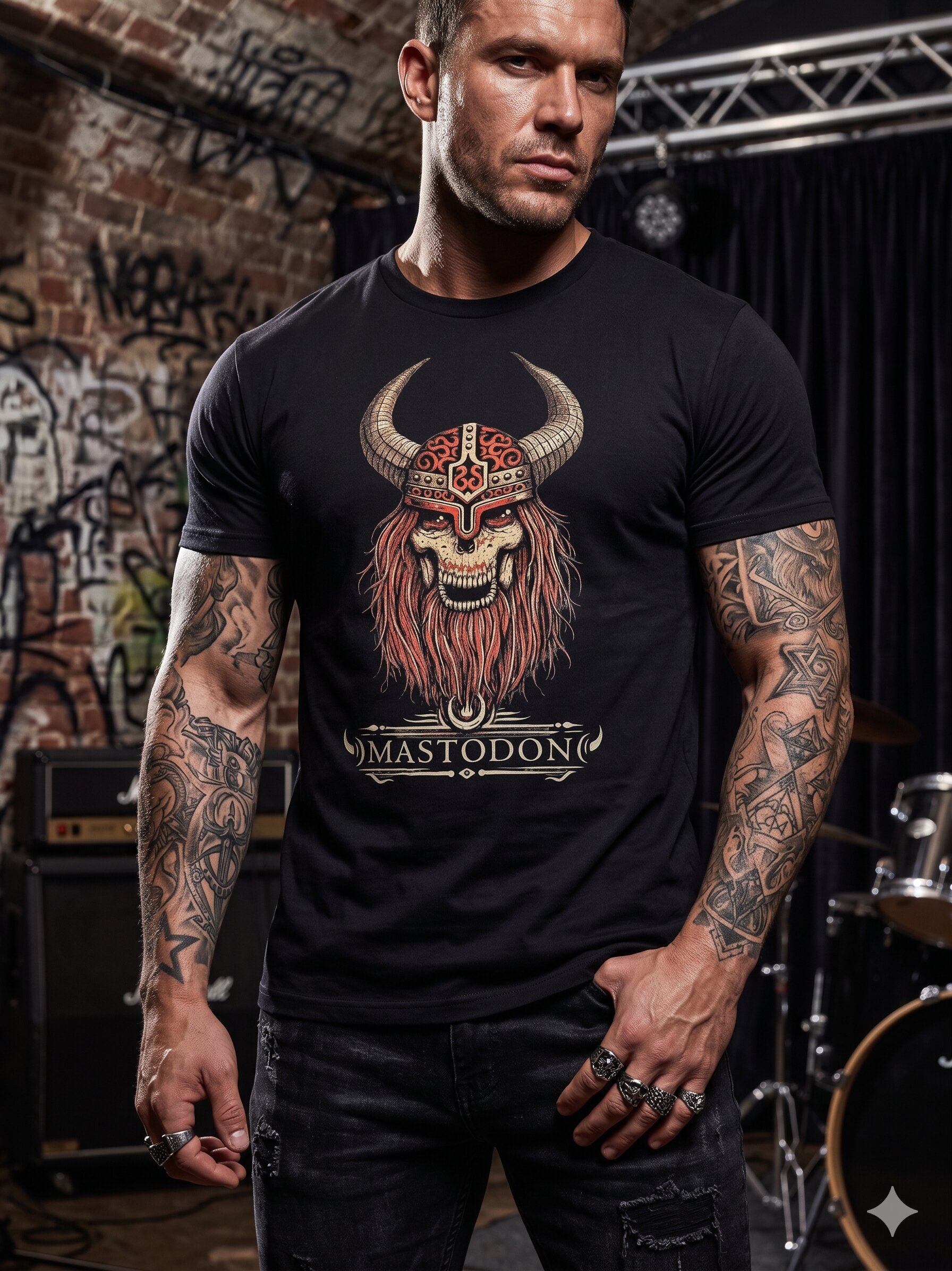 Mastodon Siyah Tshirt