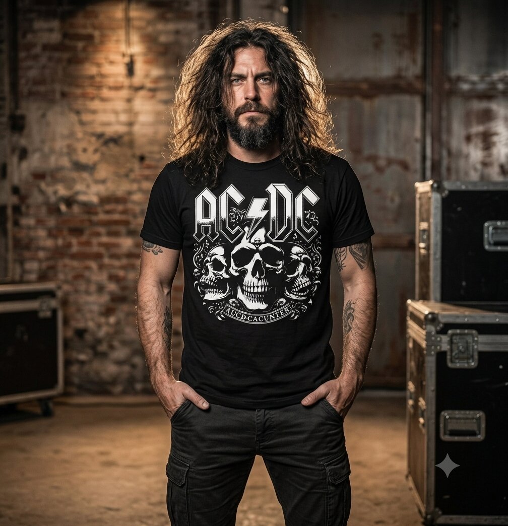 Ac/Dc Siyah Tshirt